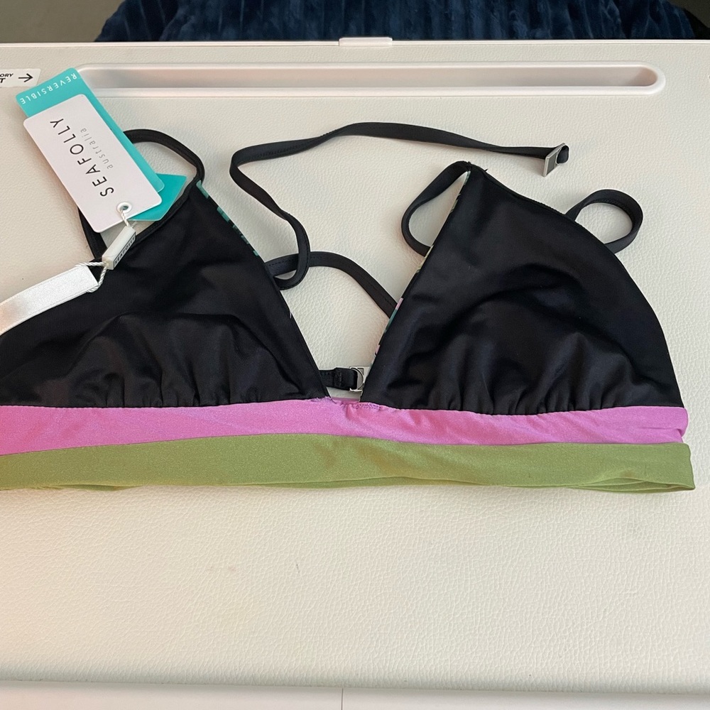NWT Seafolly Las Palmas bikini top - Picture 7 of 10
